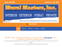 Tablet Screenshot of muralmastersinc.com